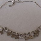 Flowers charms anklet