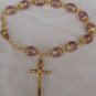 Purple golden Rosray bracelet