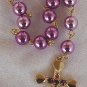 Purple mini Rosary