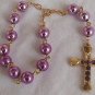 Purple mini Rosary