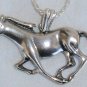 Horse silver pendant
