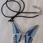 Turquoise butterfly pendant - B