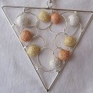 Triangle  Italian  pendant