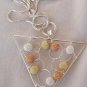 Triangle Italian pendant