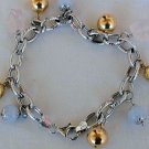 quartz and gold bracelet