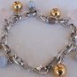 quartz and gold bracelet