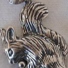 Squirrel silver pendant