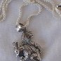 Squirrel silver pendant