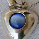 light blue mini heart  pendant