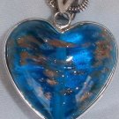 Turquoise gold morano heart Turquoise gold morano heart