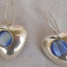 Mini light blue earrings-A