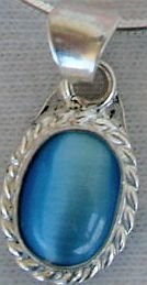 Light blue mini pendant-A