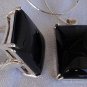 A black agate set ring and pendant