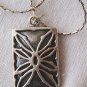 Flower silver pendant