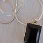 Onyx silver pendant-B