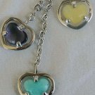 3 quartz herats Massimo Ruaro necklace