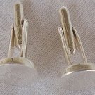 silver  round cufflinks