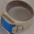 A light blue man ring