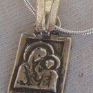 Mother and son pendant square