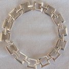 Open  Square  silver bracelet
