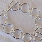 Rounds silver bracelet