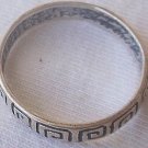 silver band ring