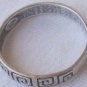silver band ring