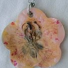 Hand- made mother of pearl pendant Hand- made mother of pearl pendant