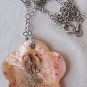 Hand- made mother of pearl pendant