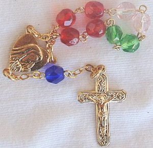 Mini colored Rosary