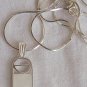 Mini white window pendant