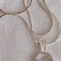 Mini white window pendant