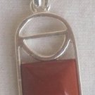 Mini blood stone window pendant Mini blood stone window pendant