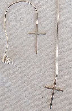 Cross earrings