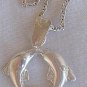 Pair of dolphins pendant-B