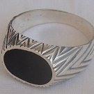 Black surface man ring Black surface man ring