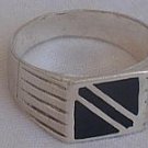 Onyx surfaqe men ring-A