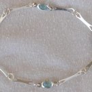 Light blue crystal bracelet