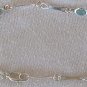 Light blue crystal bracelet