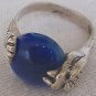 Blue snake ring