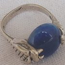 Blue snake ring