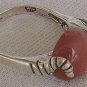 Blood stone snake ring