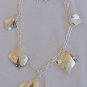 Shiny elegant silver necklace