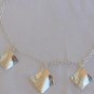 Shiny elegant silver necklace