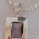 Mini purple cat eye pendant