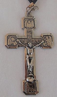 Silver metal Cross