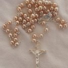Pink pearls rosary