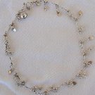 Mini hearts silver anklet