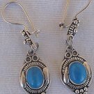 Turquoise oriental earrings