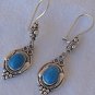 Turquoise oriental earrings